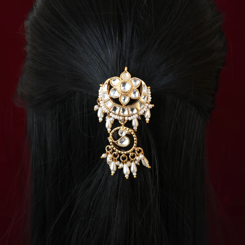Kundan Hair Choti – Chaand Phool Chidiya